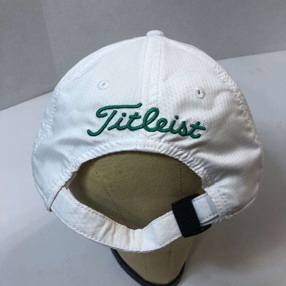Titleist Golf Strapback Hat Green Shamrock White Adjustable Size Men's - Picture 2 of 3
